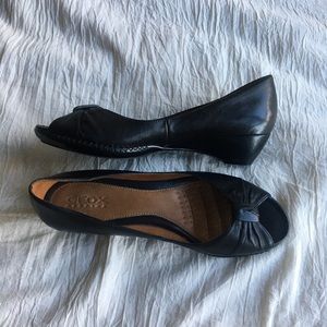 Geox Black Leather shoes.